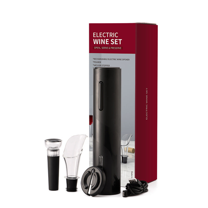 Electric Wine Bottle Opener - Rechargeable Automatic Corkscrew Wine