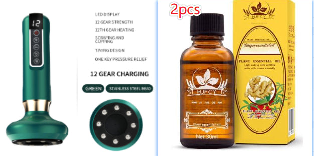 Electric Vacuum Cupping Massager For Body Anti-Cellulite Suction Cup Gua Sha Massage Body Cups