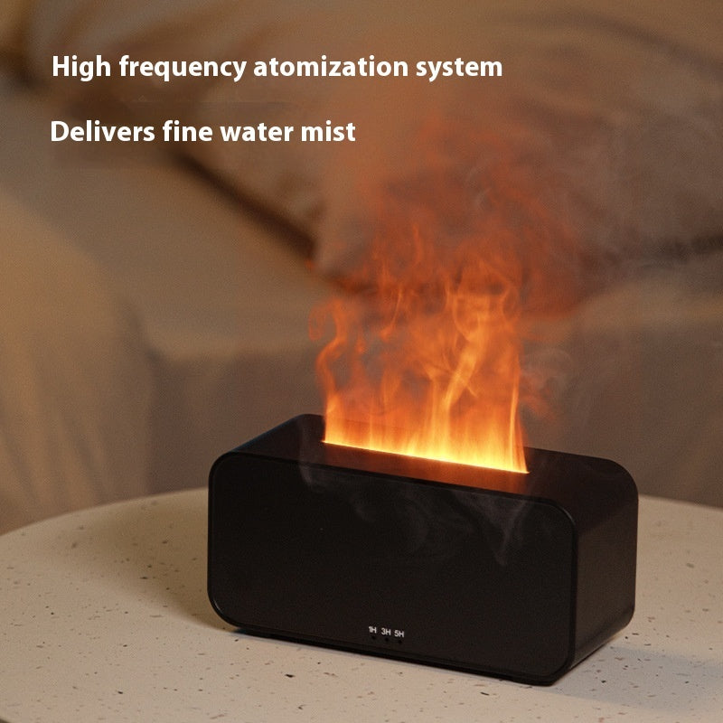 Timing Simulation Aroma Diffuser USB Household Flame Humidifier  Aromatherapy Machine