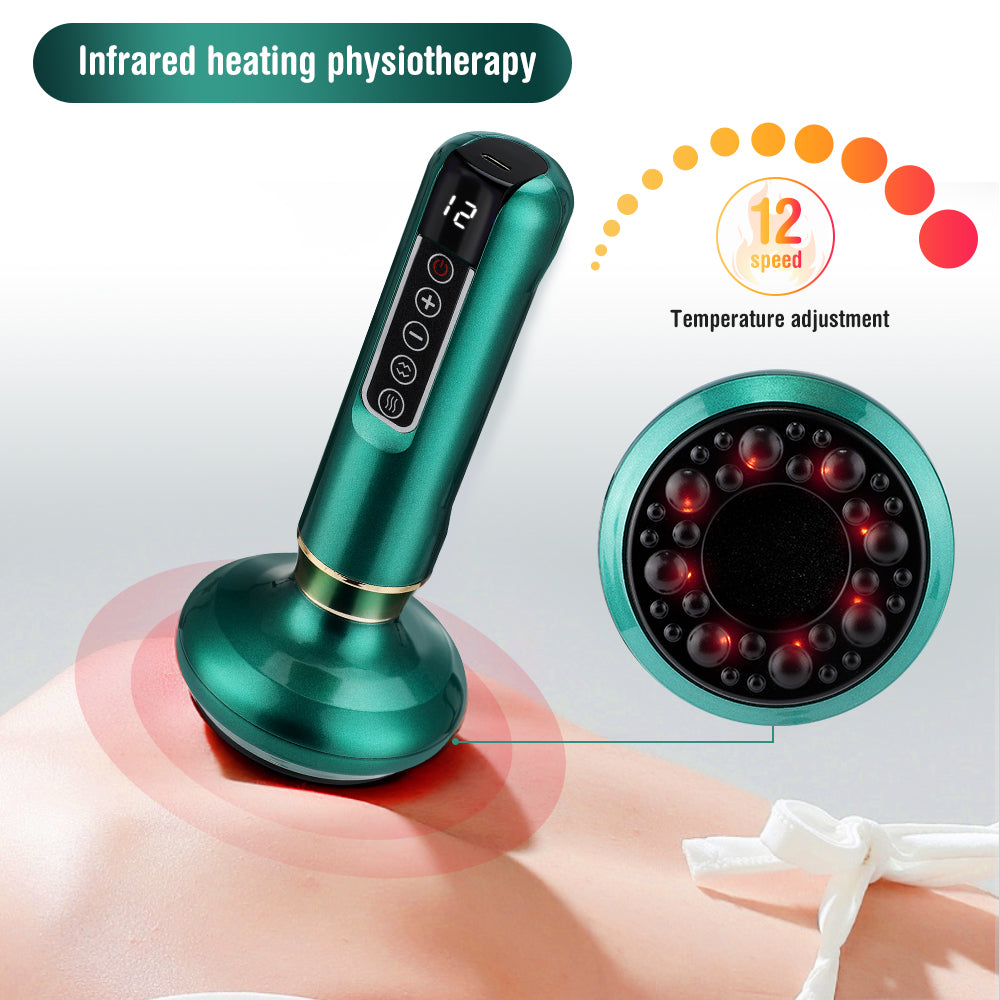 Electric Vacuum Cupping Massager For Body Anti-Cellulite Suction Cup Gua Sha Massage Body Cups