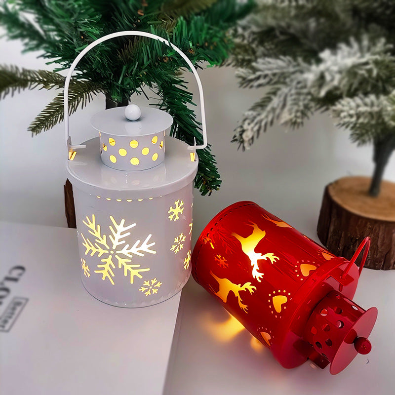 Christmas Candle Lights LED Small Lanterns Wind Lights Decoration