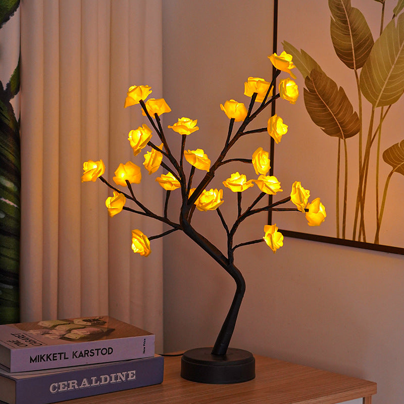 USB Operated Rose Tree Light