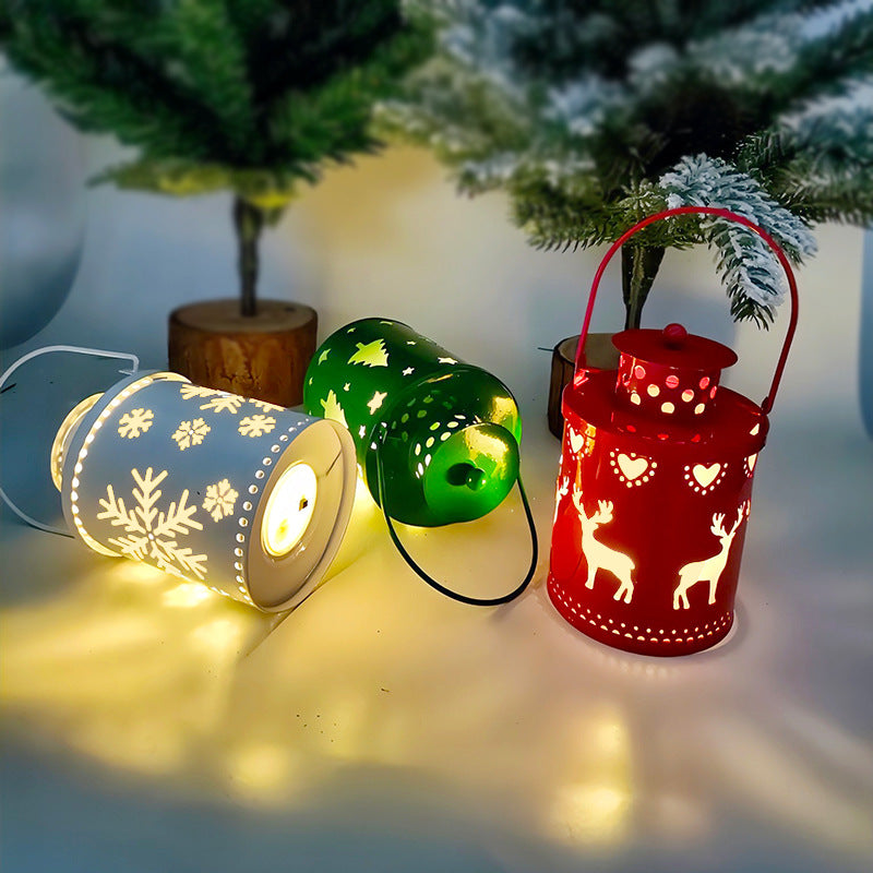 Christmas Candle Lights LED Small Lanterns Wind Lights Decoration