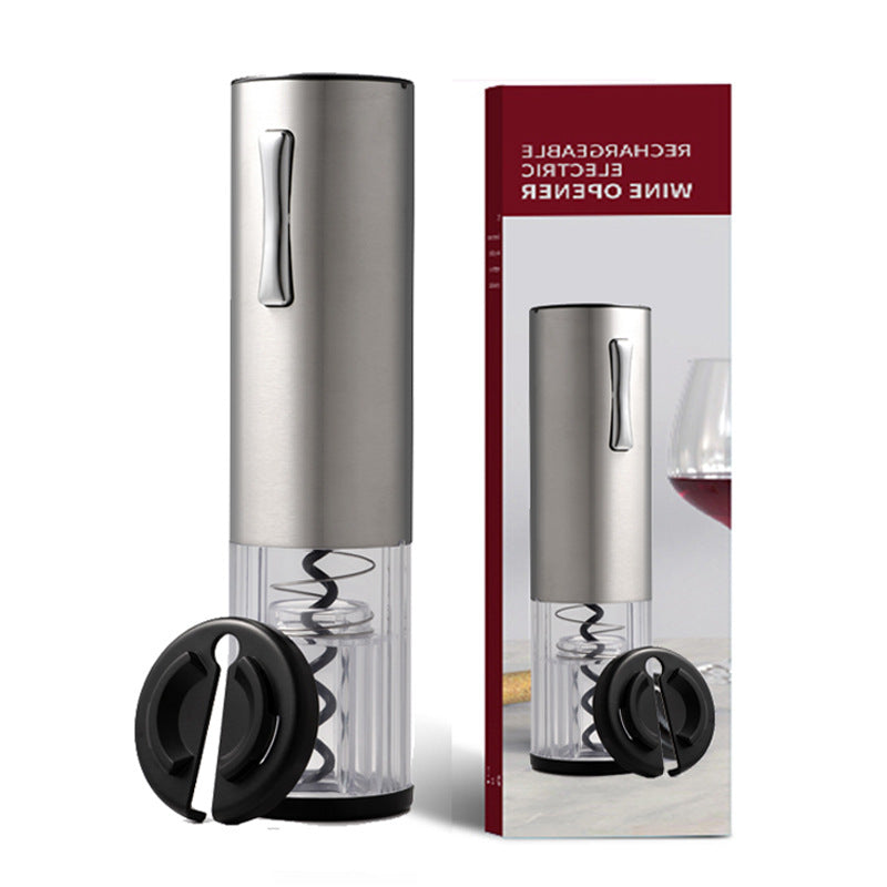 Electric Wine Bottle Opener - Rechargeable Automatic Corkscrew Wine