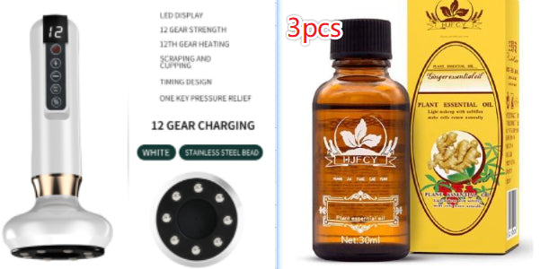 Electric Vacuum Cupping Massager For Body Anti-Cellulite Suction Cup Gua Sha Massage Body Cups