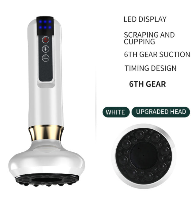 Electric Vacuum Cupping Massager For Body Anti-Cellulite Suction Cup Gua Sha Massage Body Cups