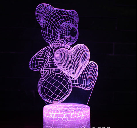 3D Lamp Acrylic USB LED Night Lights Neon Sign Lamp