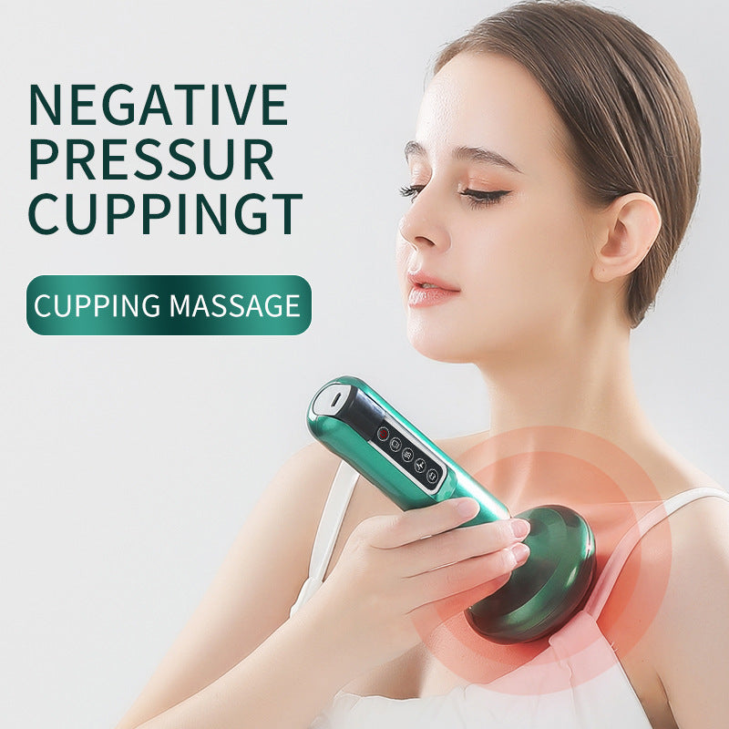 Electric Vacuum Cupping Massager For Body Anti-Cellulite Suction Cup Gua Sha Massage Body Cups