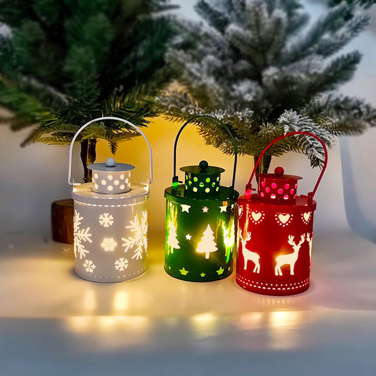 Christmas Candle Lights LED Small Lanterns Wind Lights Decoration