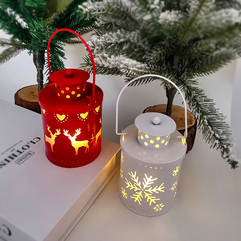 Christmas Candle Lights LED Small Lanterns Wind Lights Decoration