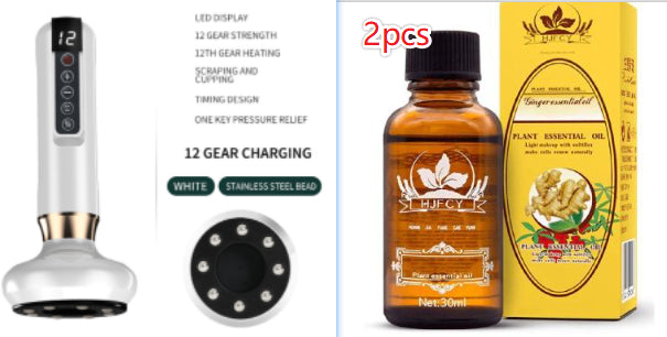 Electric Vacuum Cupping Massager For Body Anti-Cellulite Suction Cup Gua Sha Massage Body Cups